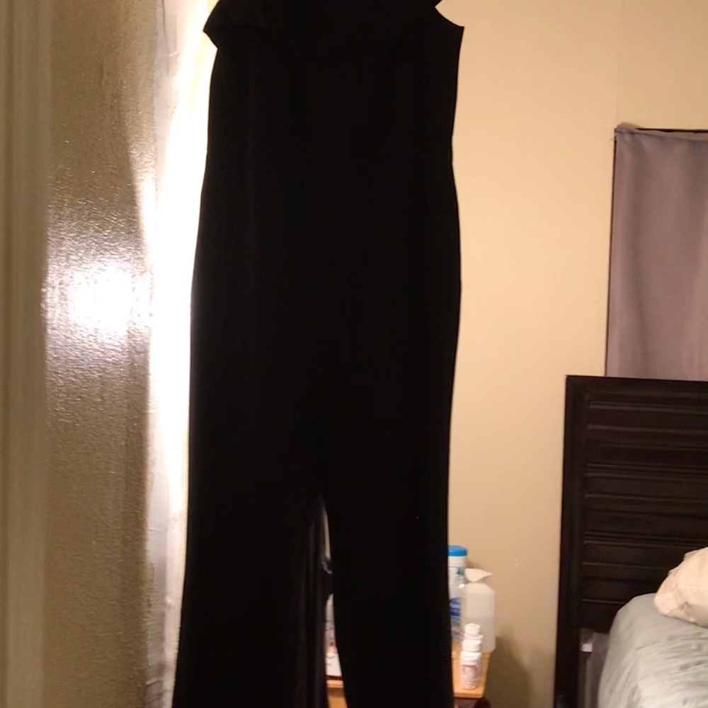 One Shoulder Sleeveless Jumpsuit